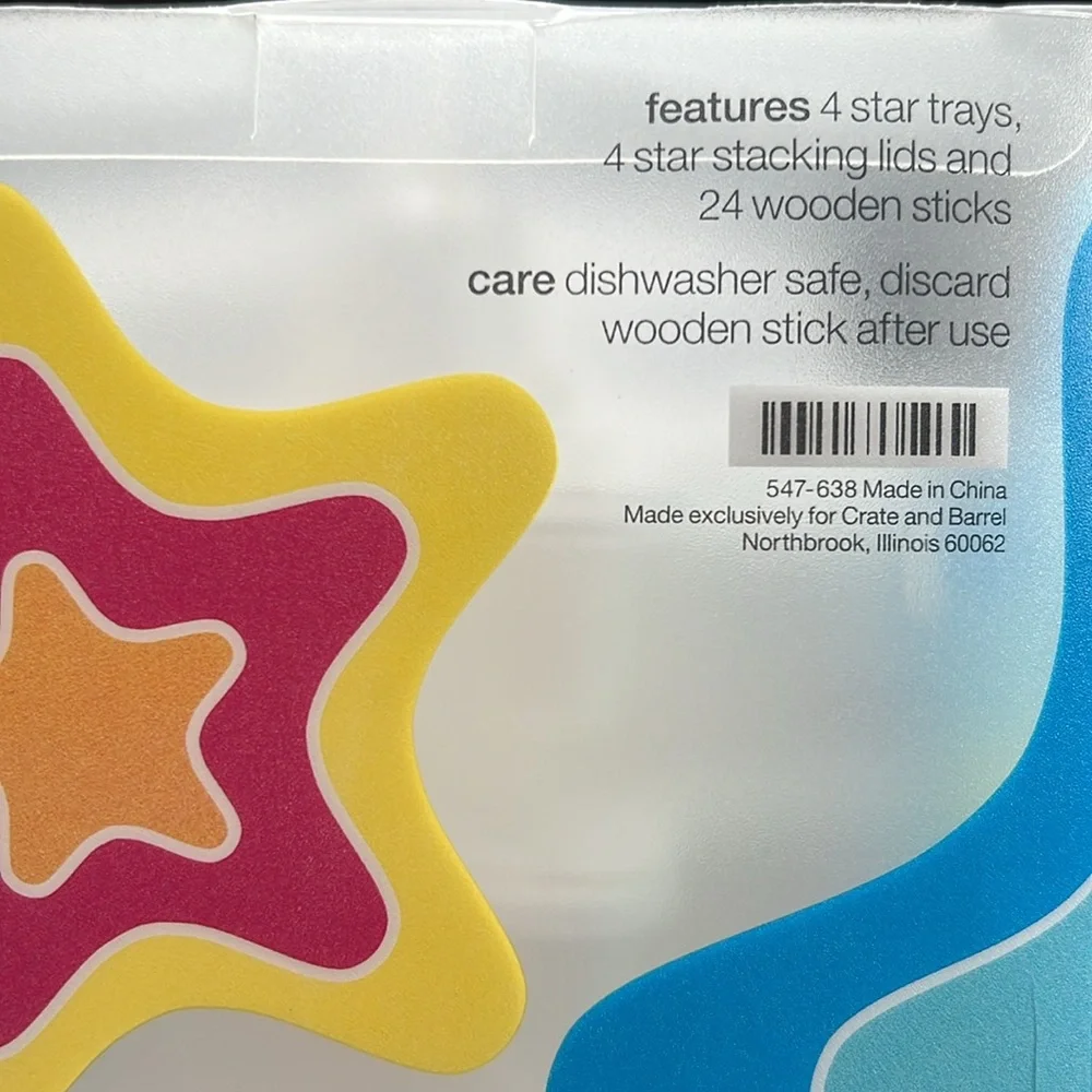 Crate & Barrel Star Pop Molds